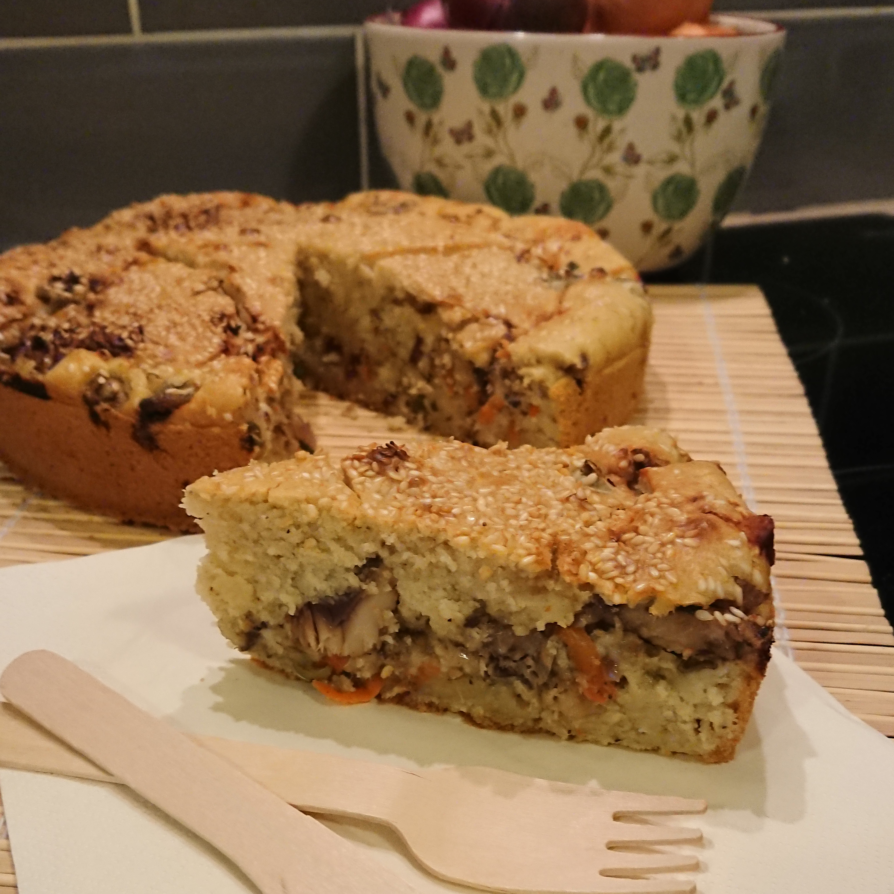 Torta sardinha 1 - Torta de sardinha| Sem glútem