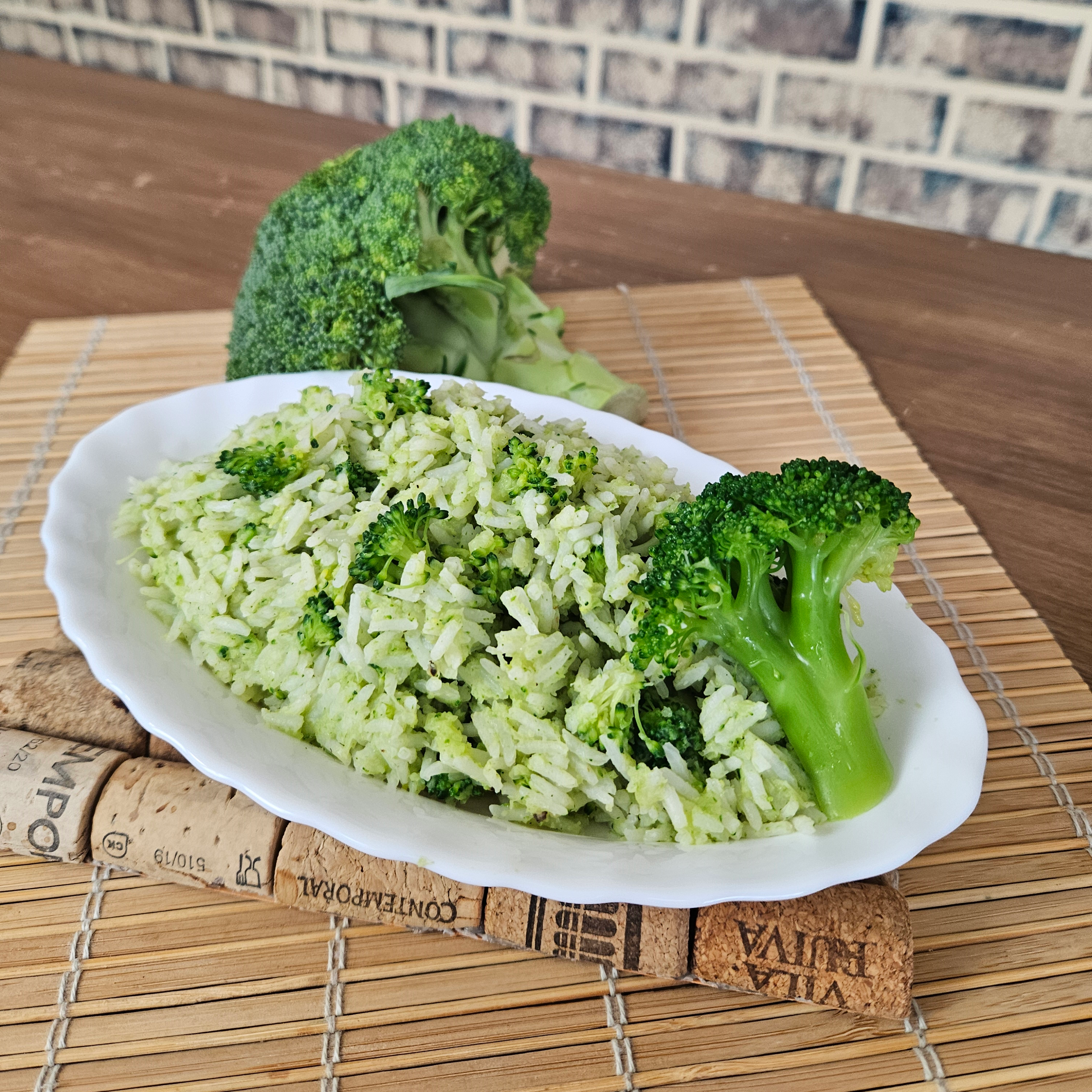 arroz brocolis - Arroz de brócolis| bem verdinho