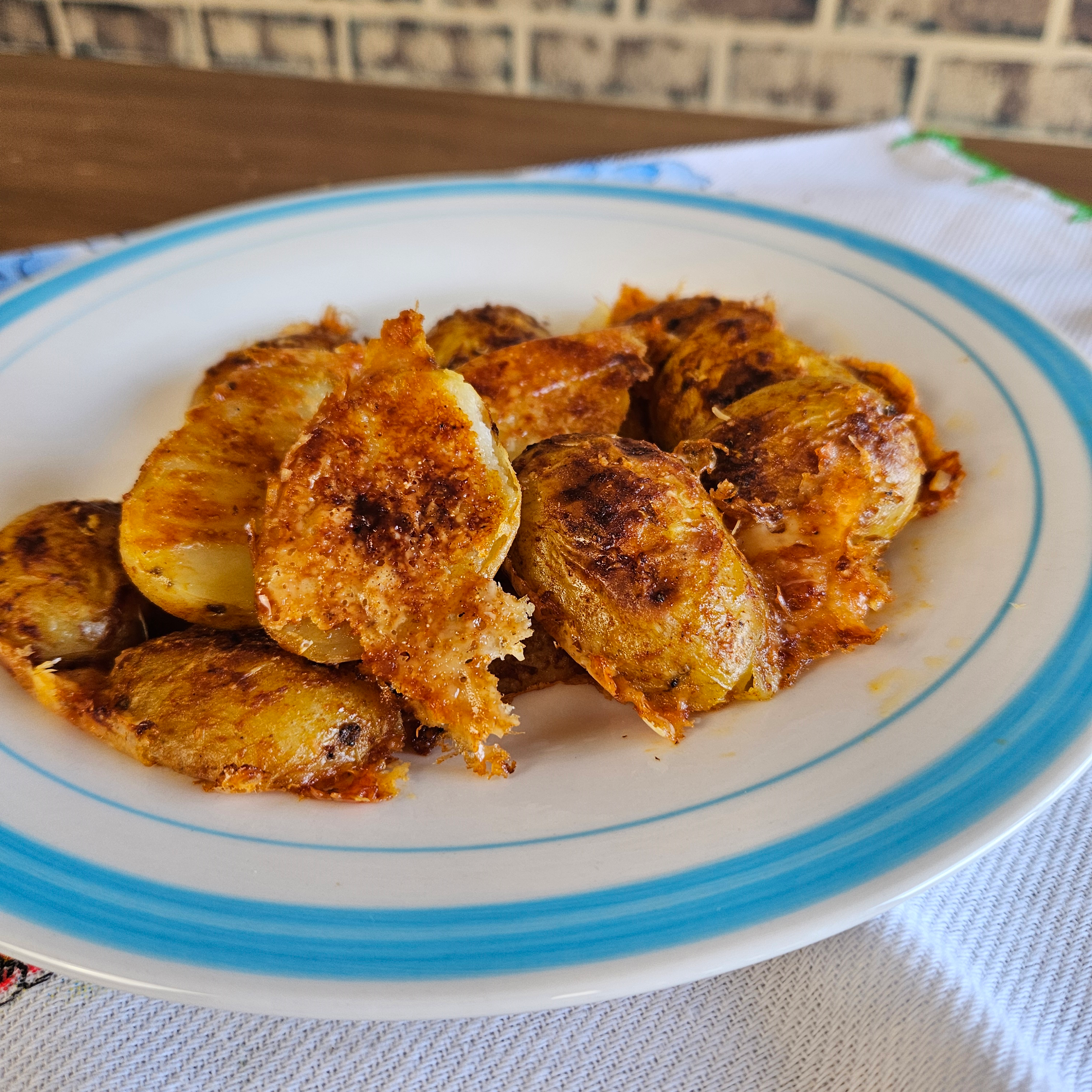 batatinha - Batata com crosta de parmesão