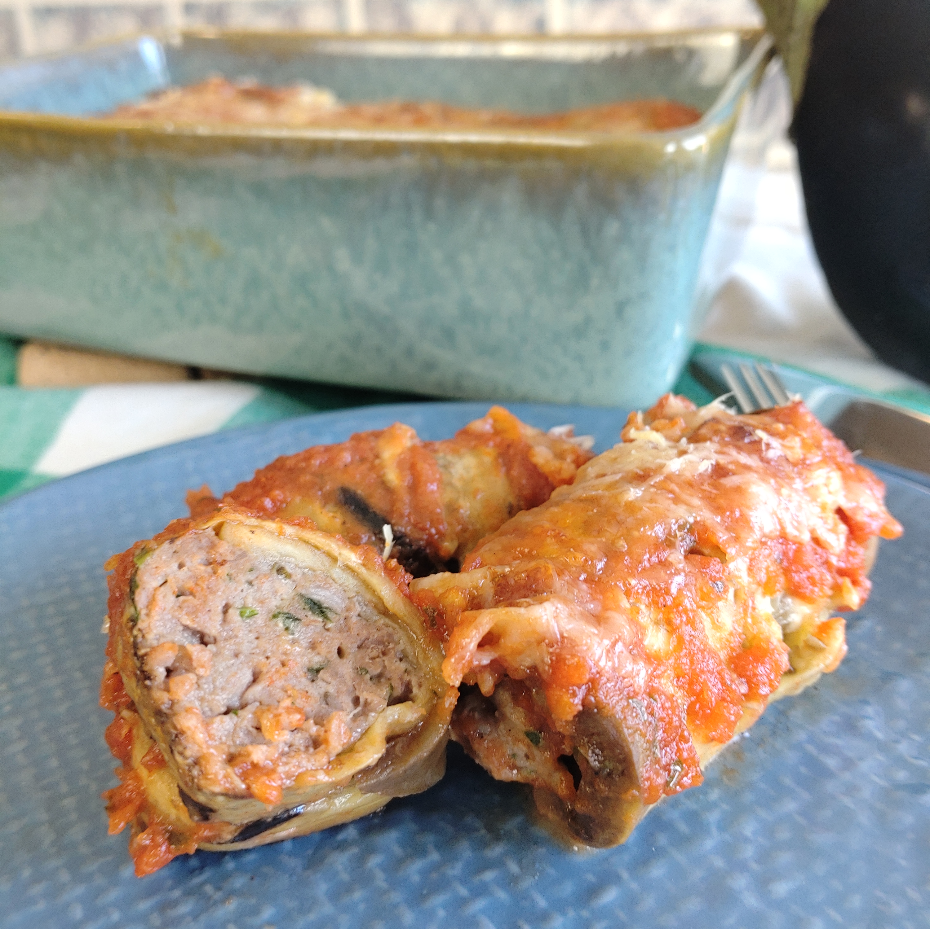 rolinho beringela - Rolinho de beringela